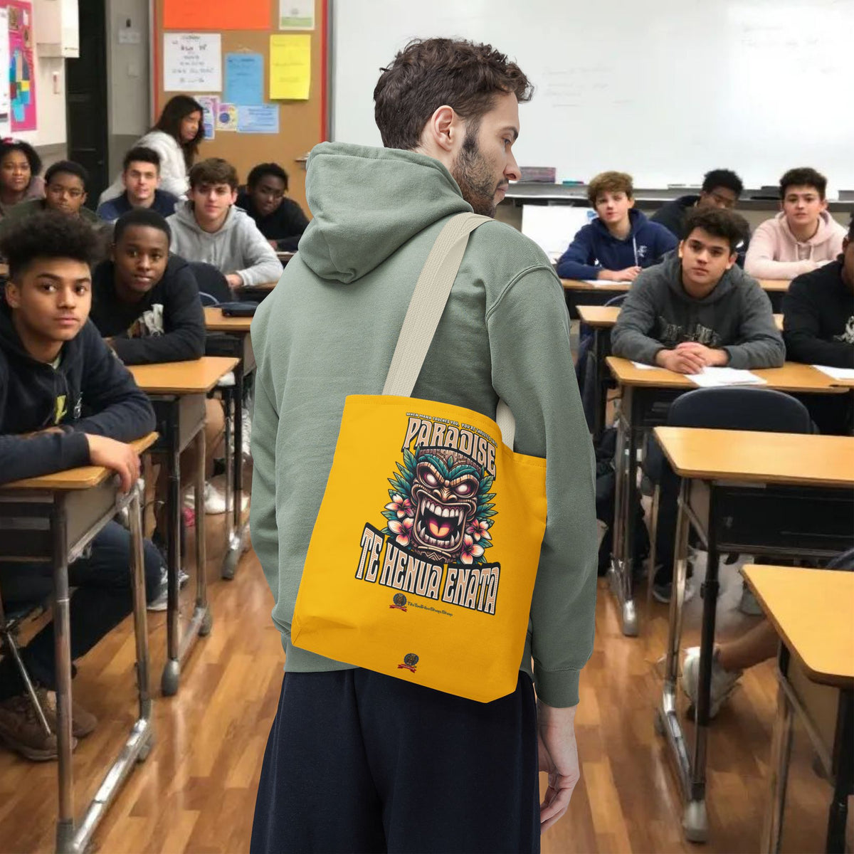 TE HENUA ENATA PARADISE Tote Bag