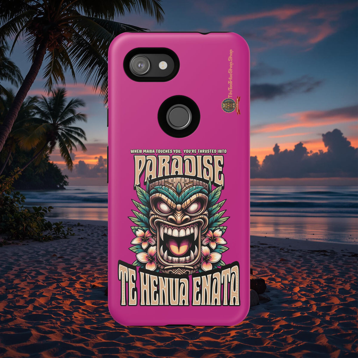 Te Henua Enata â Coque Antichoc Tiki Ancestral & Puissant