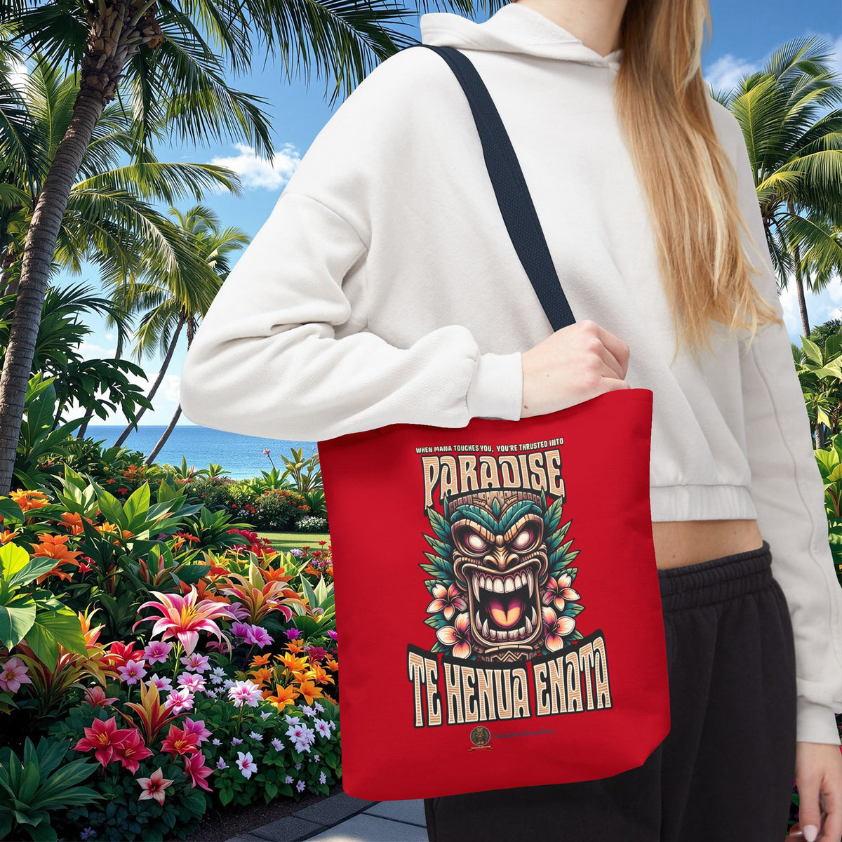 TE HENUA ENATA PARADISE Tote Bag