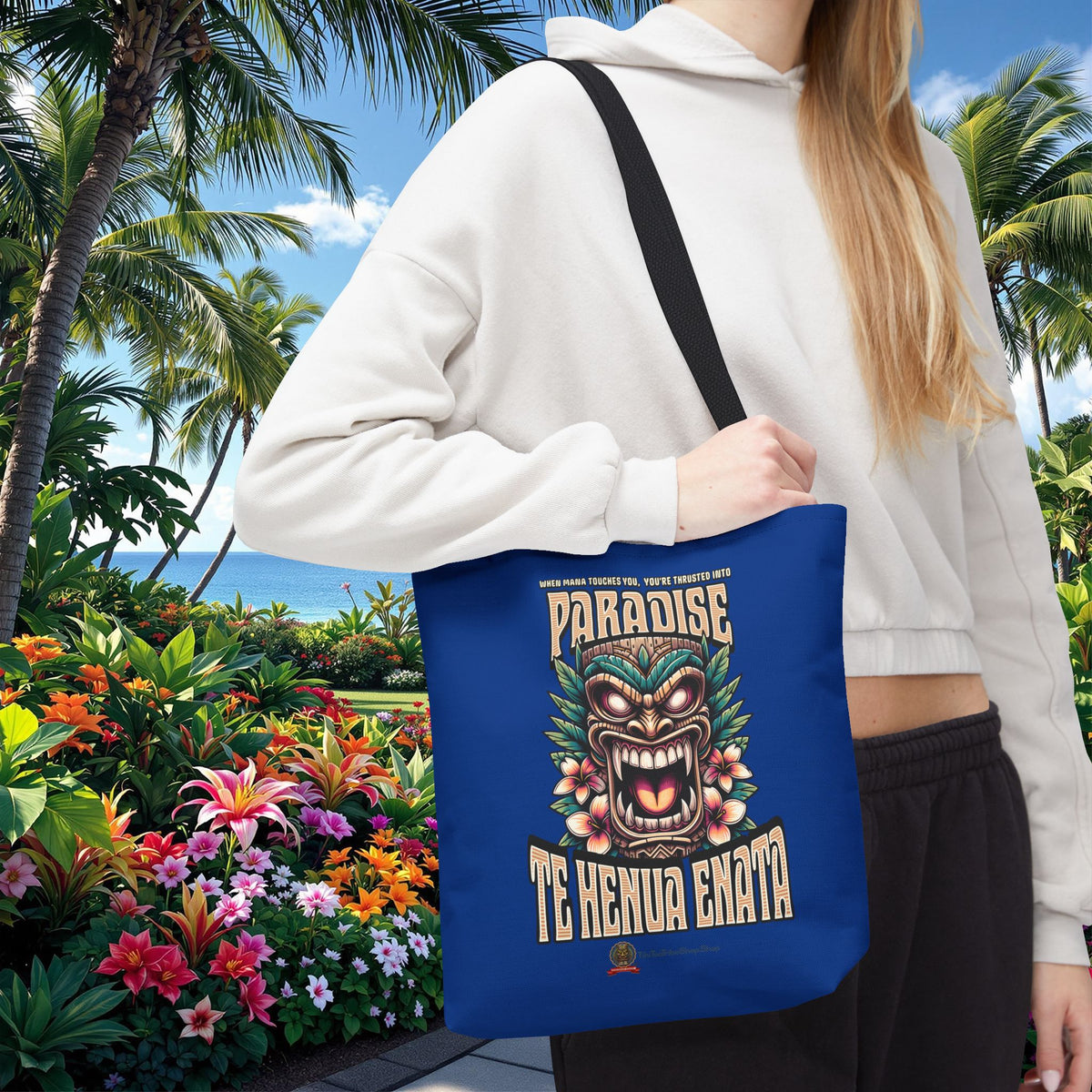 TE HENUA ENATA PARADISE Tote Bag