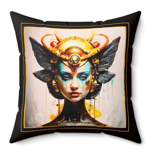 Cyberpunk Vision: Steampunk Woman