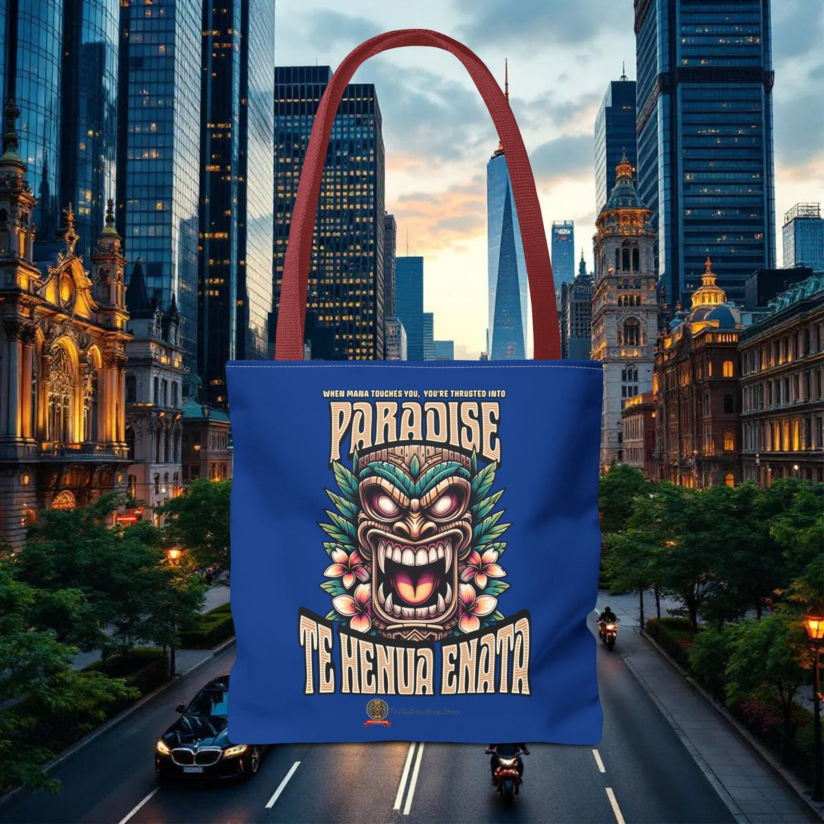 TE HENUA ENATA PARADISE Tote Bag