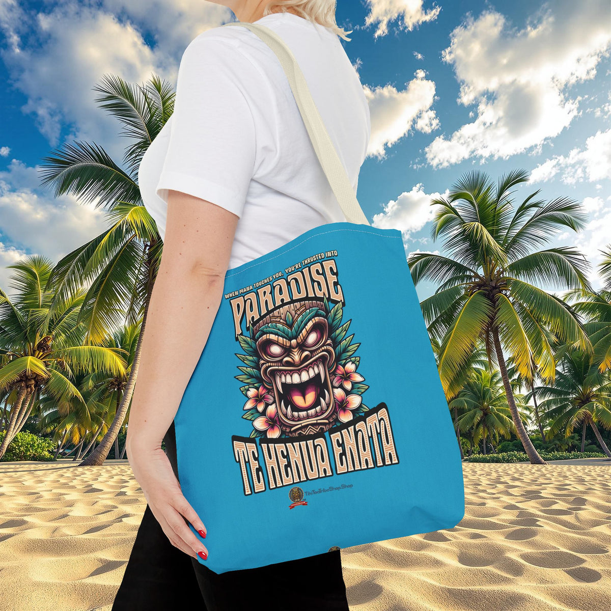 TE HENUA ENATA PARADISE Tote Bag