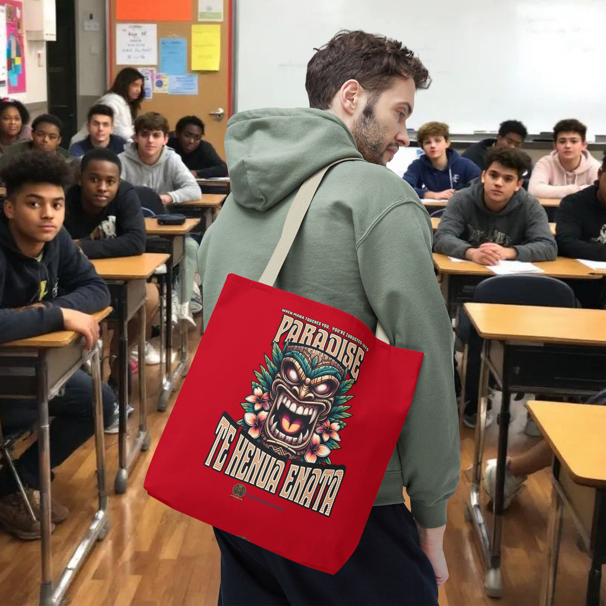 TE HENUA ENATA PARADISE Tote Bag