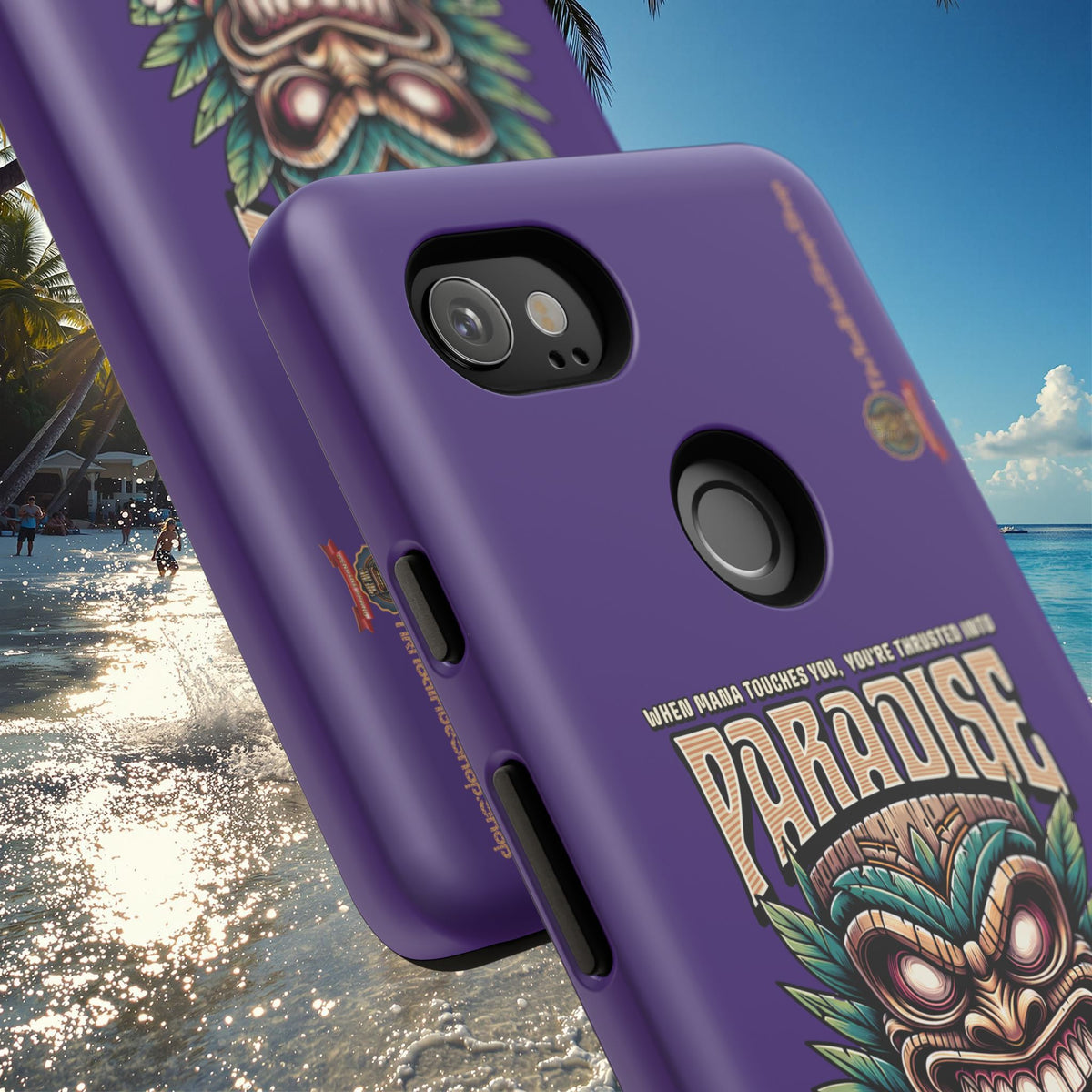 Te Henua Enata â Coque Antichoc Tiki Ancestral & Puissant