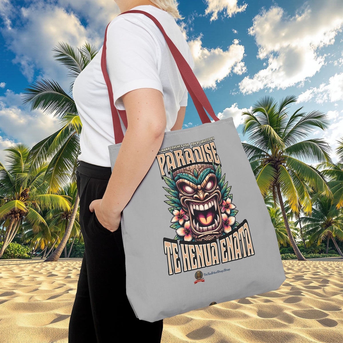 TE HENUA ENATA PARADISE Tote Bag