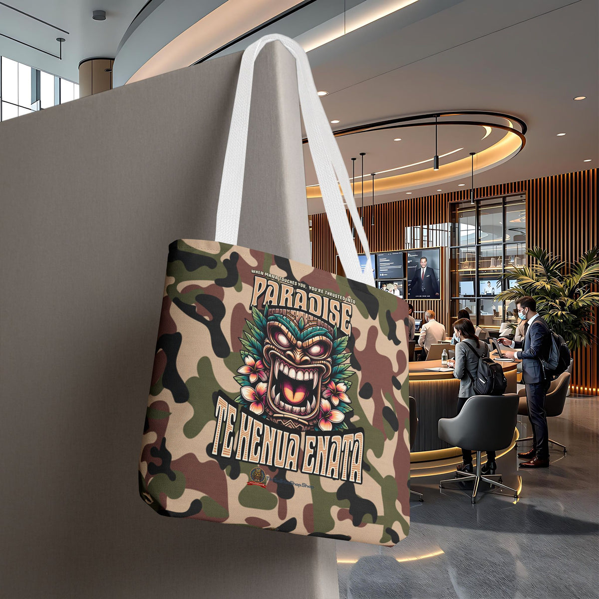 TE HENUA ENATA PARADISE Tote Bag