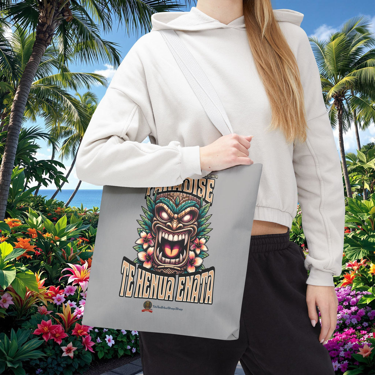 TE HENUA ENATA PARADISE Tote Bag