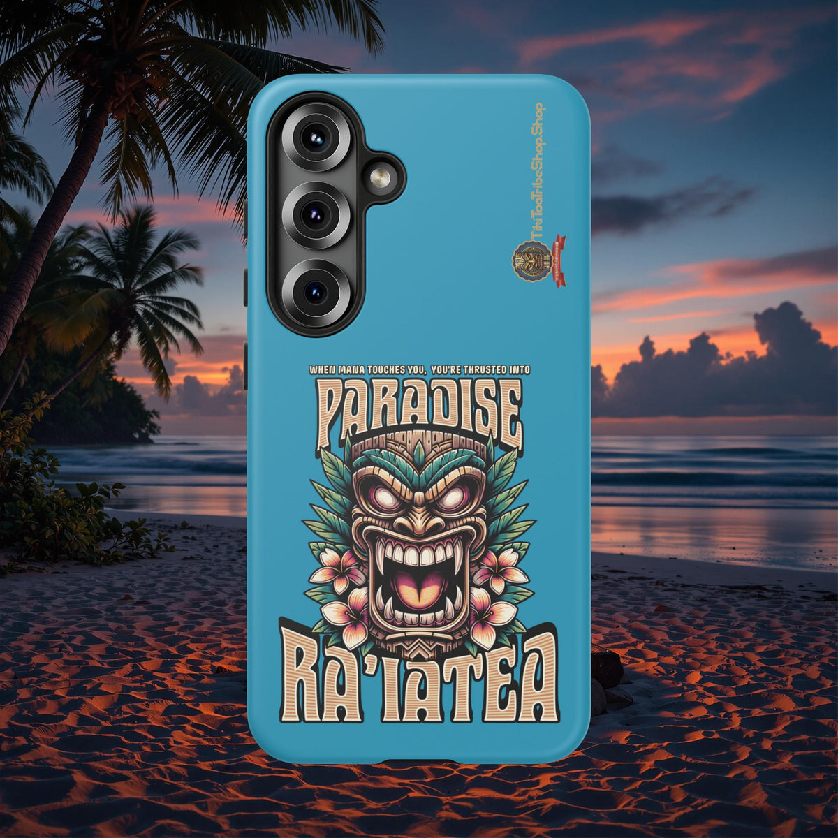 Ra’iatea – Coque Tiki Tribal de Protection Premium