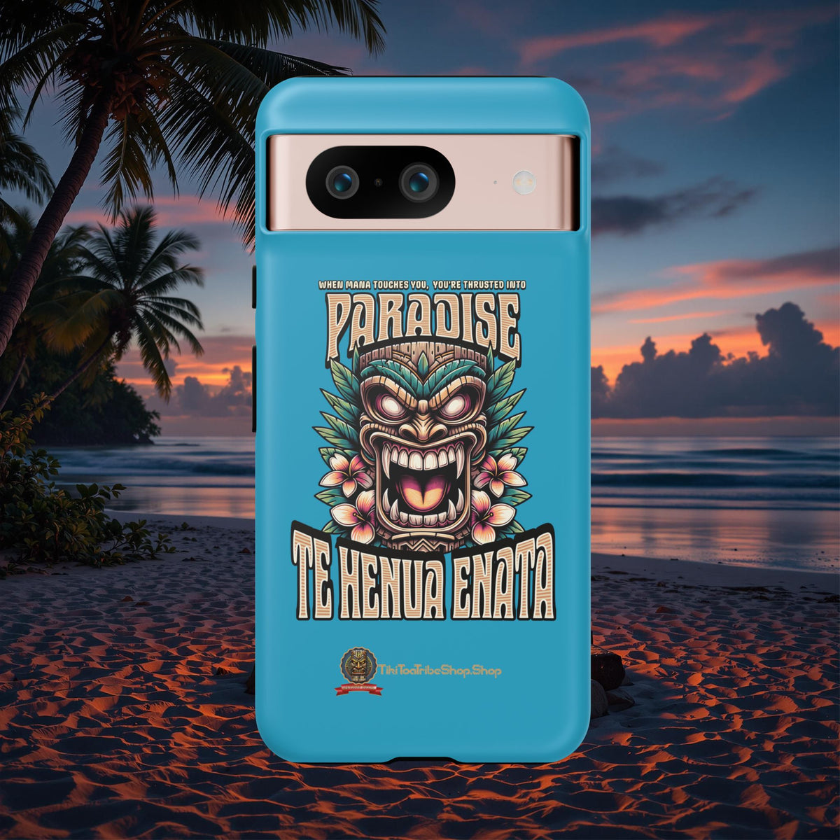 Te Henua Enata â Coque Antichoc Tiki Ancestral & Puissant