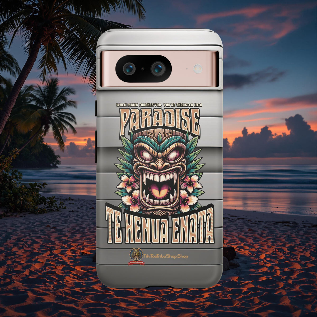 Te Henua Enata â Coque Antichoc Tiki Ancestral & Puissant