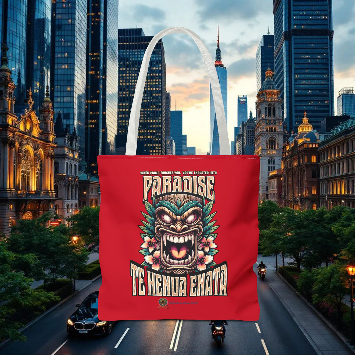 TE HENUA ENATA PARADISE Tote Bag