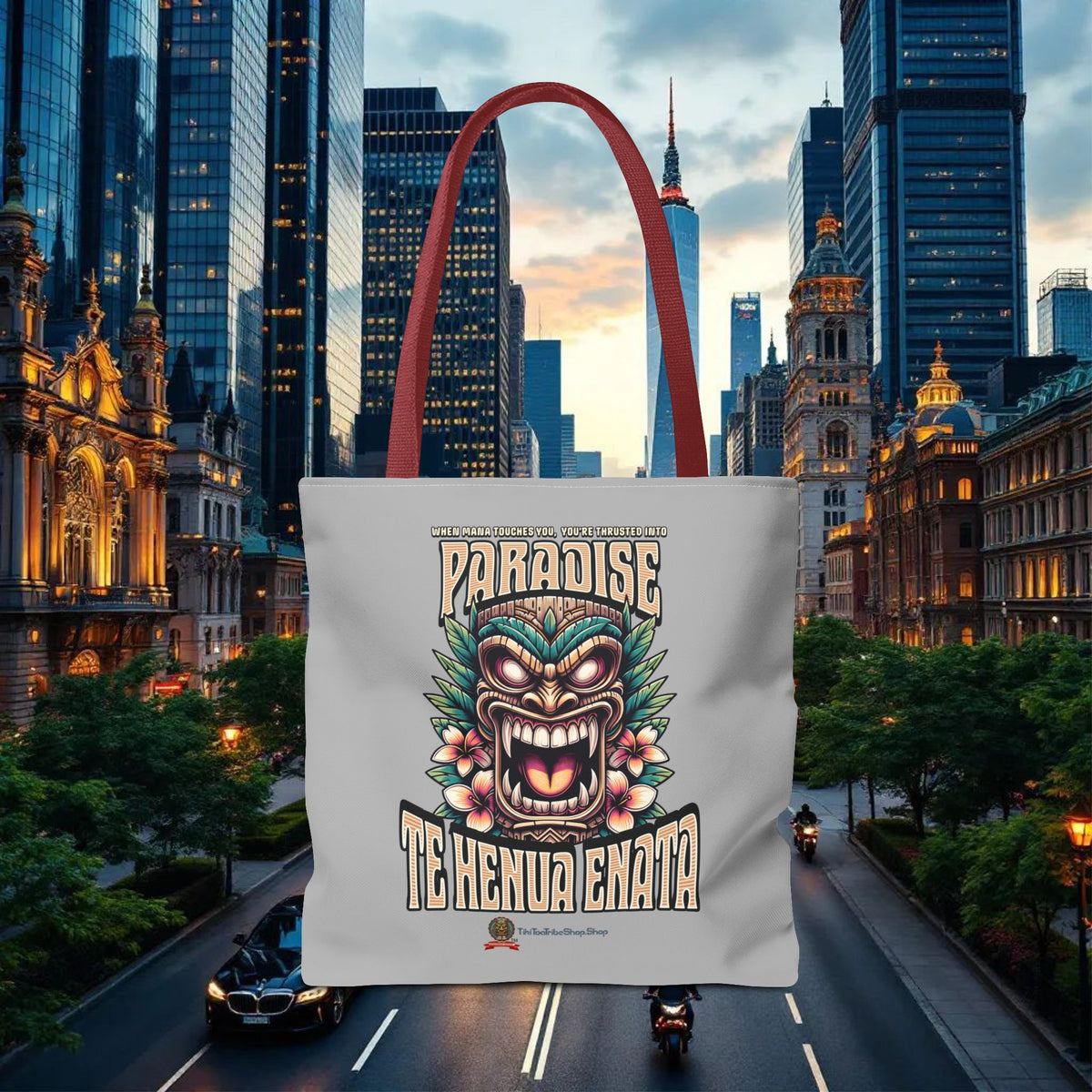 TE HENUA ENATA PARADISE Tote Bag