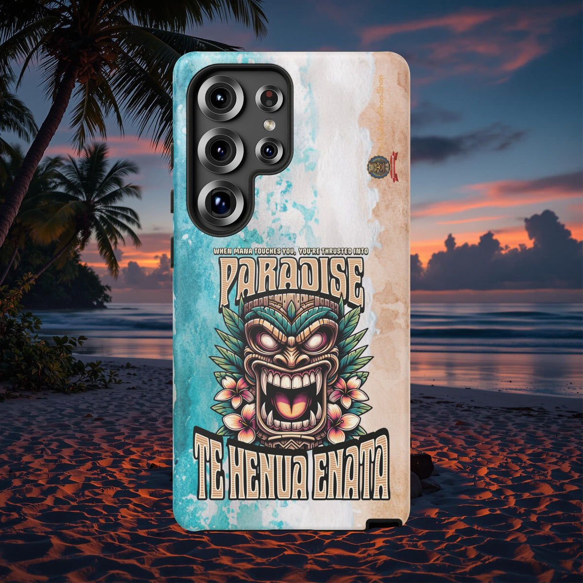 Te Henua Enata â Coque Antichoc Tiki Ancestral & Puissant