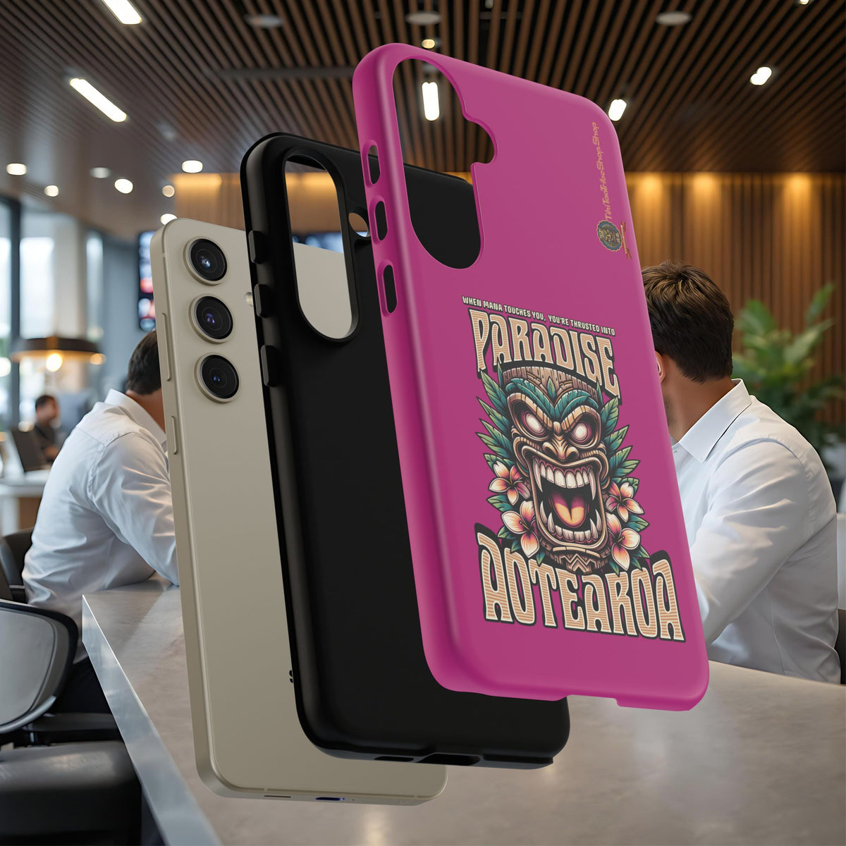 Aotearoa – Tiki Maori & Ancestral Mana Shockproof Case
