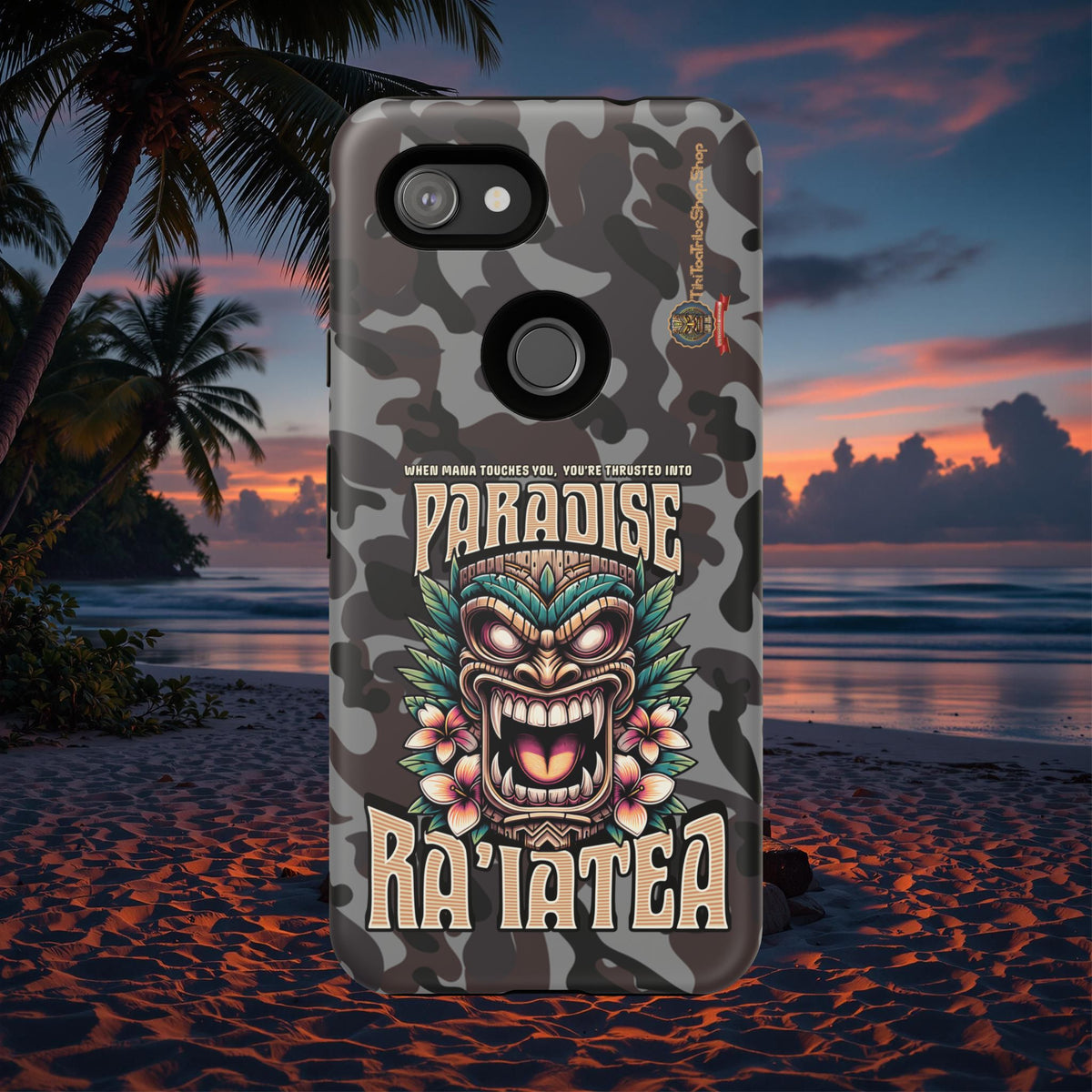 Ra’iatea – Coque Tiki Tribal de Protection Premium