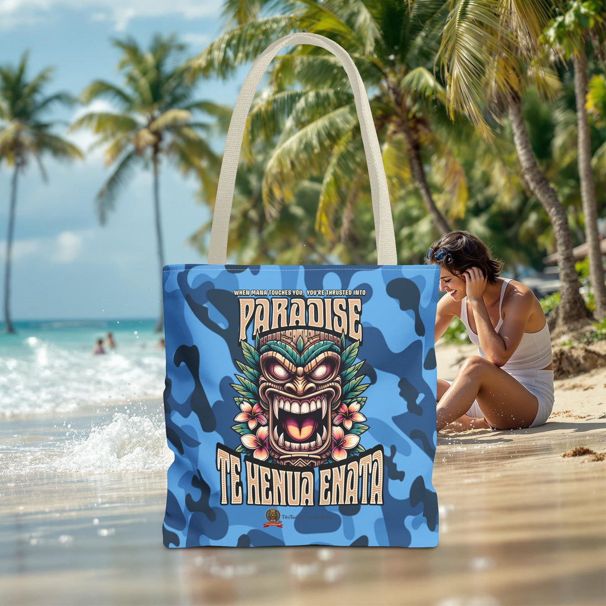TE HENUA ENATA PARADISE Tote Bag