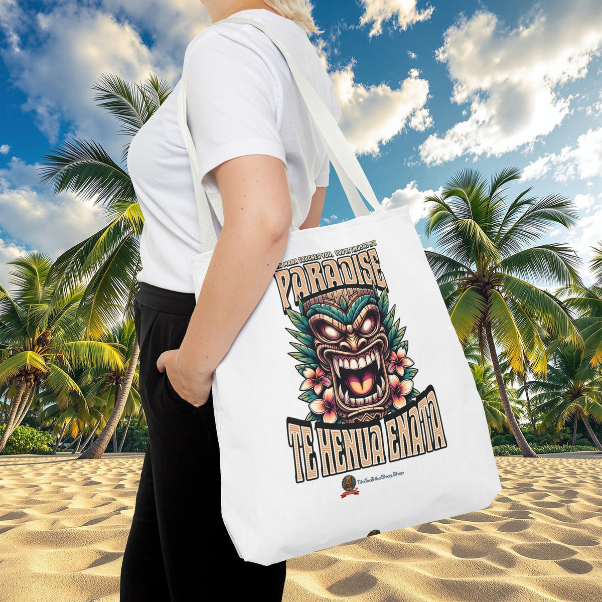 TE HENUA ENATA PARADISE Tote Bag
