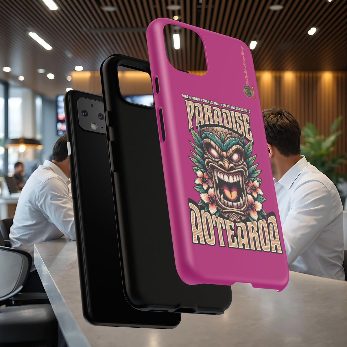 Aotearoa – Tiki Maori & Ancestral Mana Shockproof Case