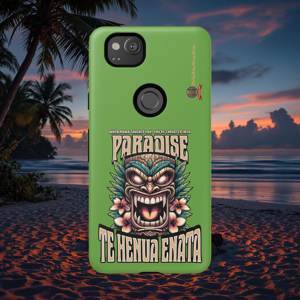 Te Henua Enata â Coque Antichoc Tiki Ancestral & Puissant