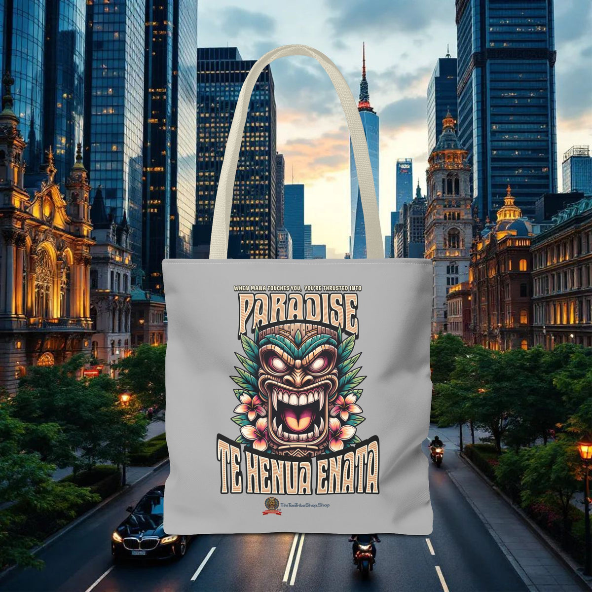 TE HENUA ENATA PARADISE Tote Bag