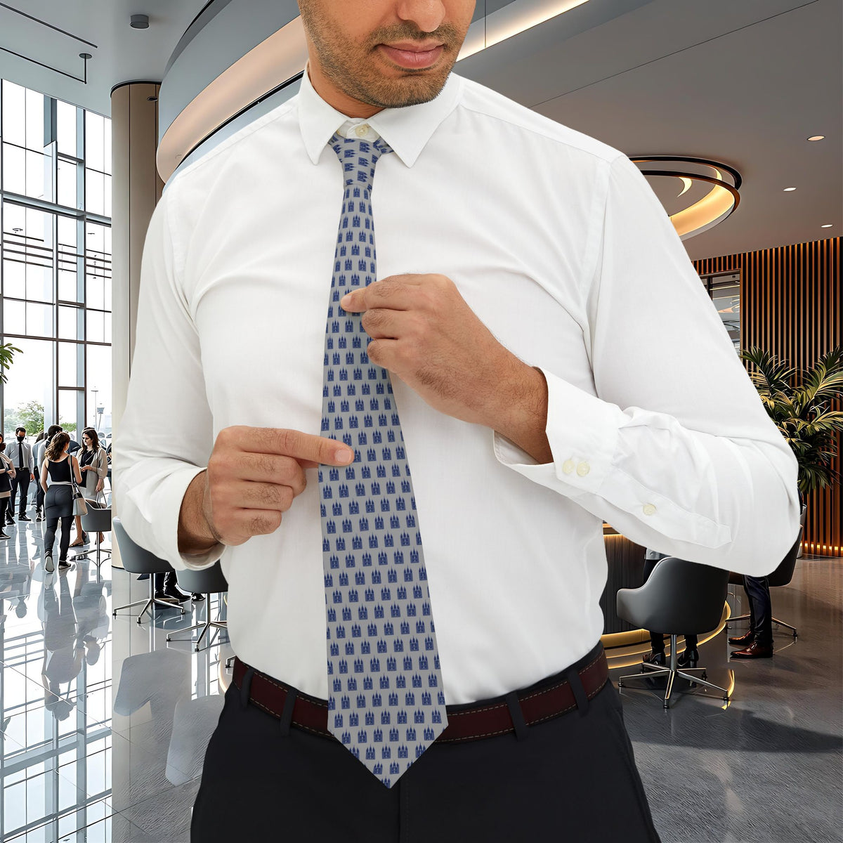 Temple & Moroni Inspiration Tie