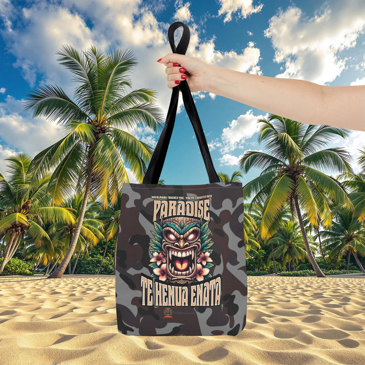 TE HENUA ENATA PARADISE Tote Bag
