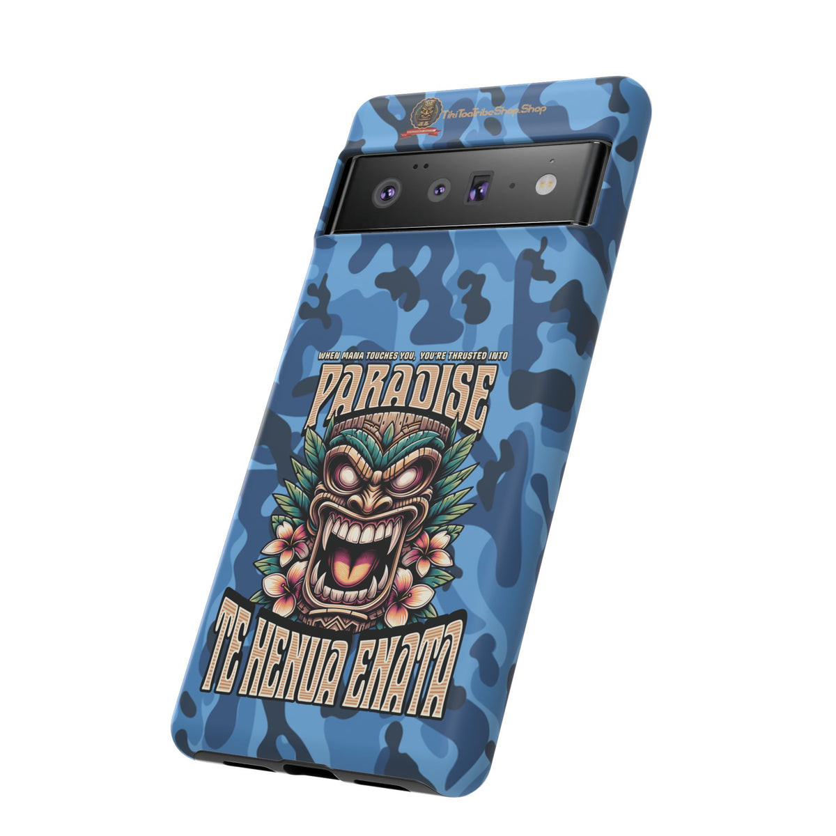 Te Henua Enata â Coque Antichoc Tiki Ancestral & Puissant