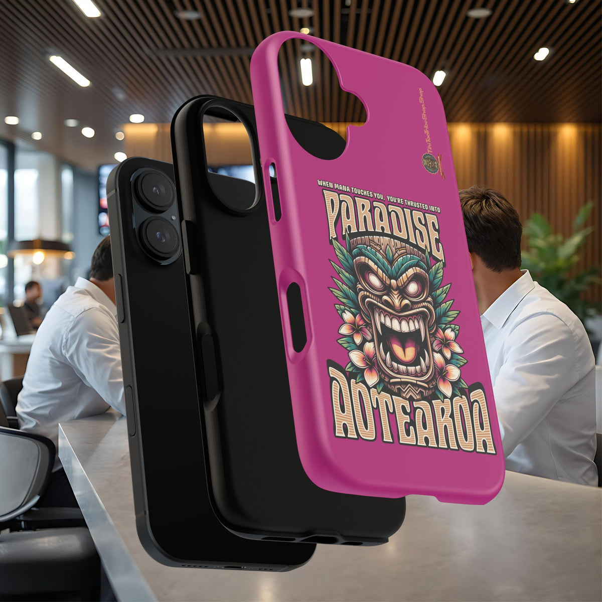 Aotearoa – Tiki Maori & Ancestral Mana Shockproof Case