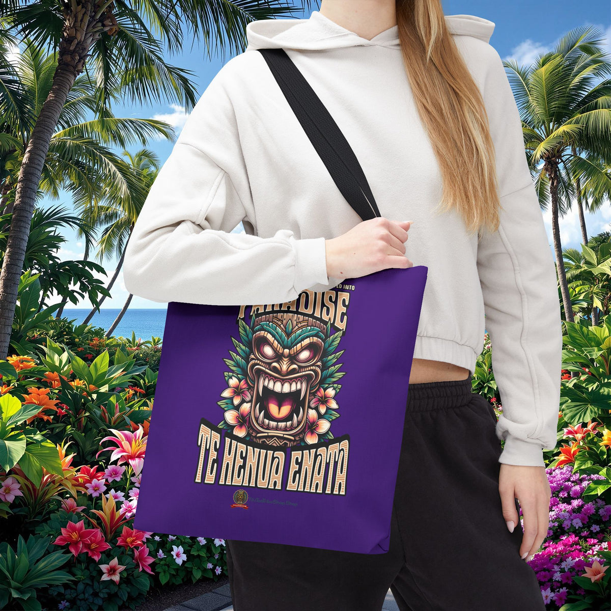 TE HENUA ENATA PARADISE Tote Bag