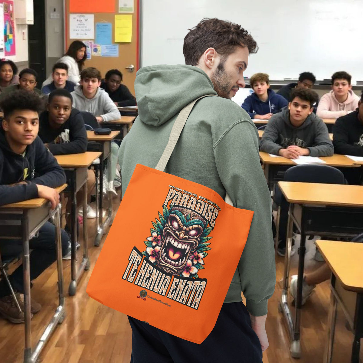 TE HENUA ENATA PARADISE Tote Bag