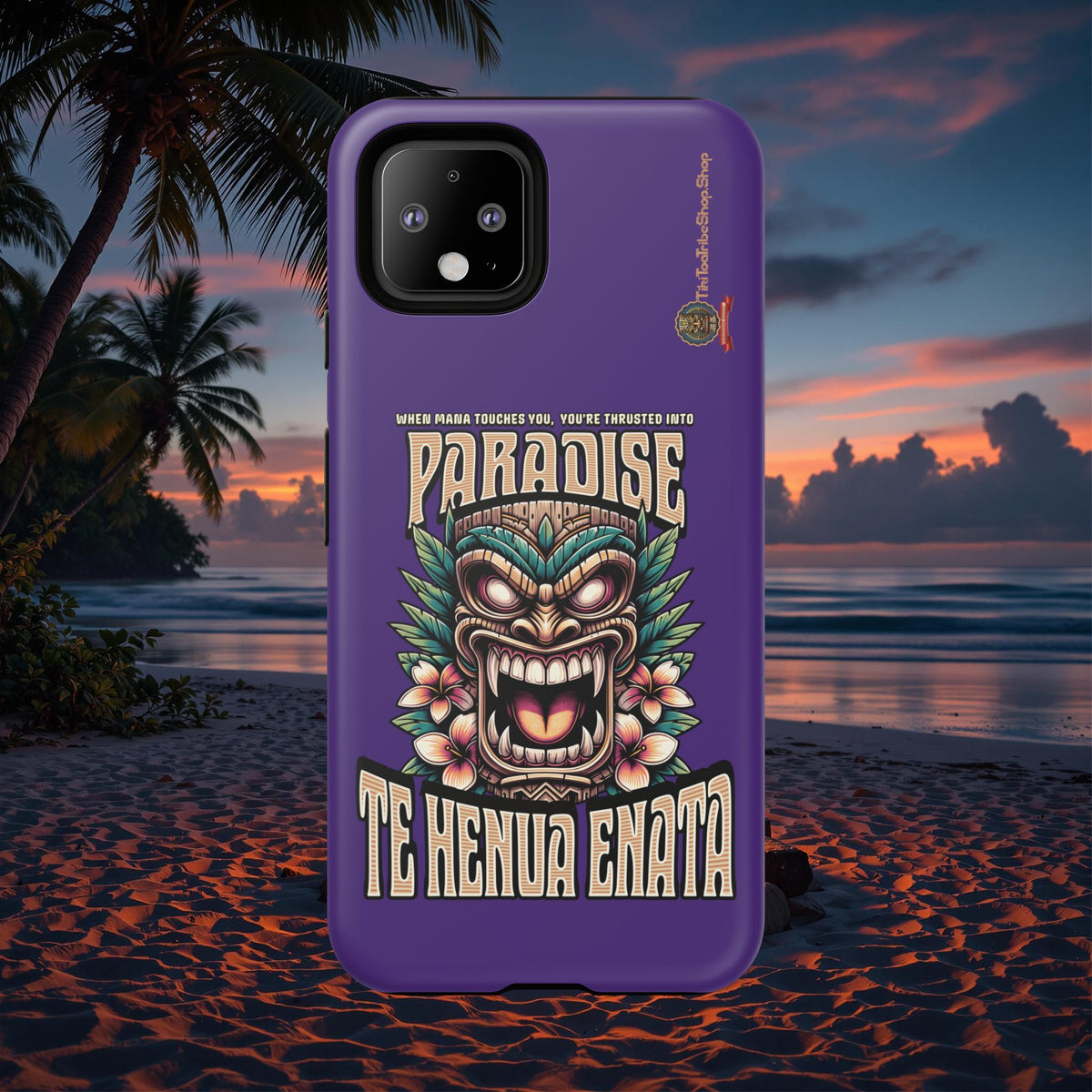 Te Henua Enata â Coque Antichoc Tiki Ancestral & Puissant