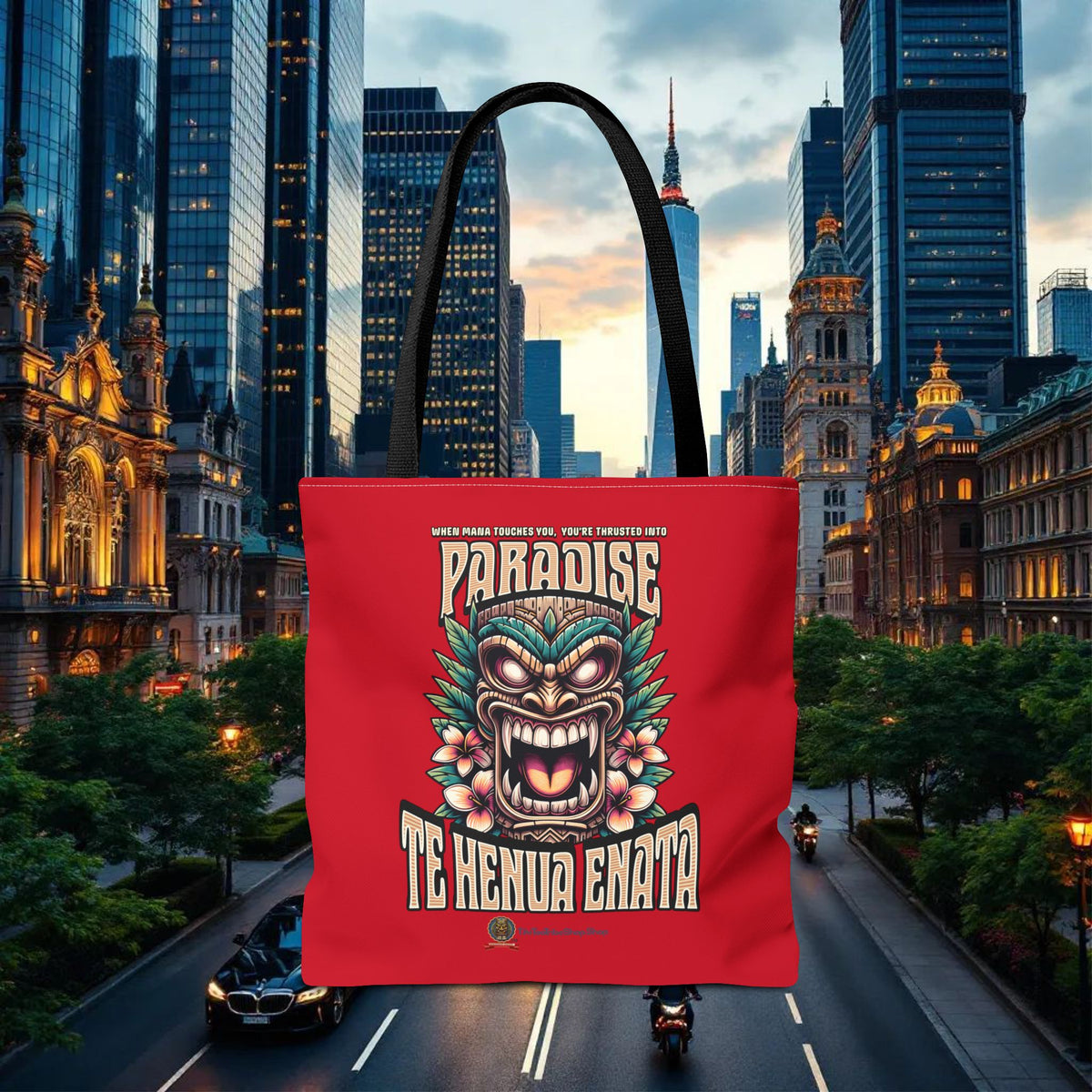 TE HENUA ENATA PARADISE Tote Bag