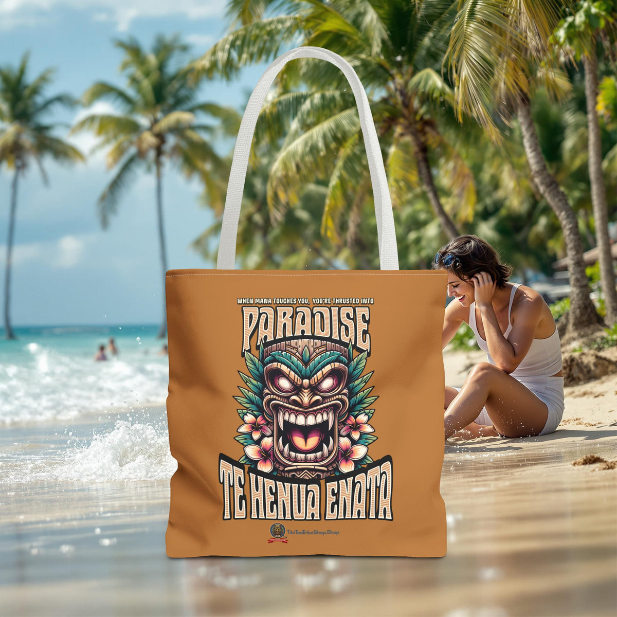 TE HENUA ENATA PARADISE Tote Bag