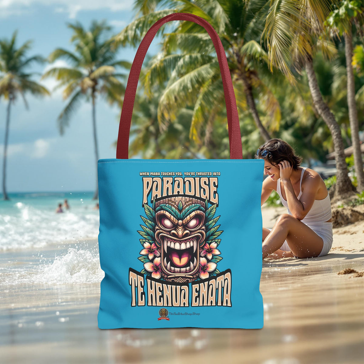 TE HENUA ENATA PARADISE Tote Bag