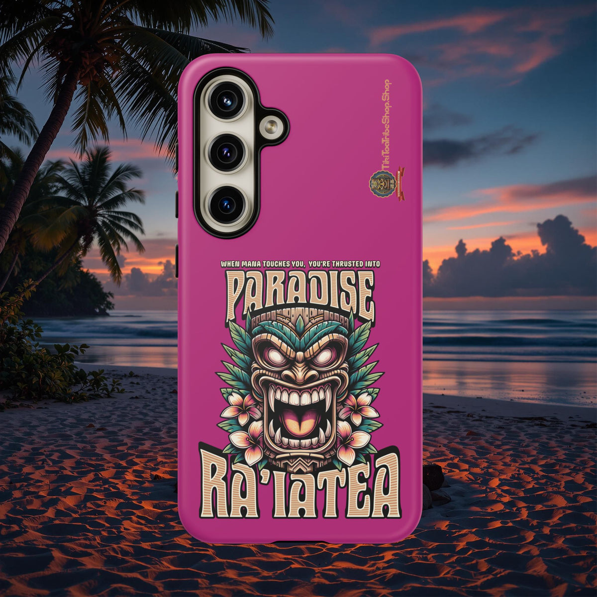 Ra’iatea – Coque Tiki Tribal de Protection Premium