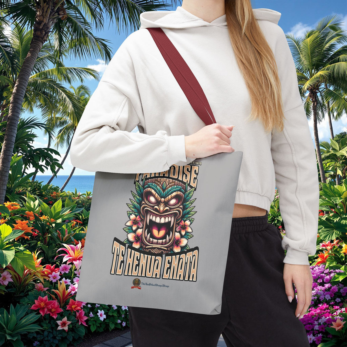 TE HENUA ENATA PARADISE Tote Bag