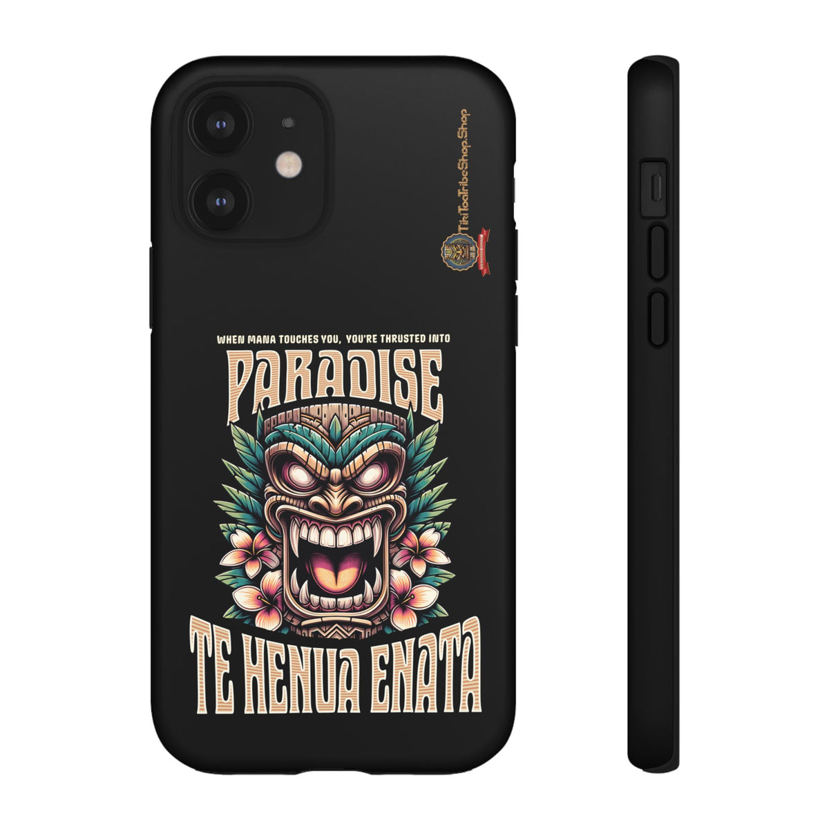 Te Henua Enata â Coque Antichoc Tiki Ancestral & Puissant