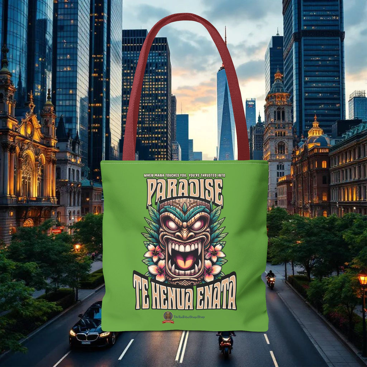 TE HENUA ENATA PARADISE Tote Bag