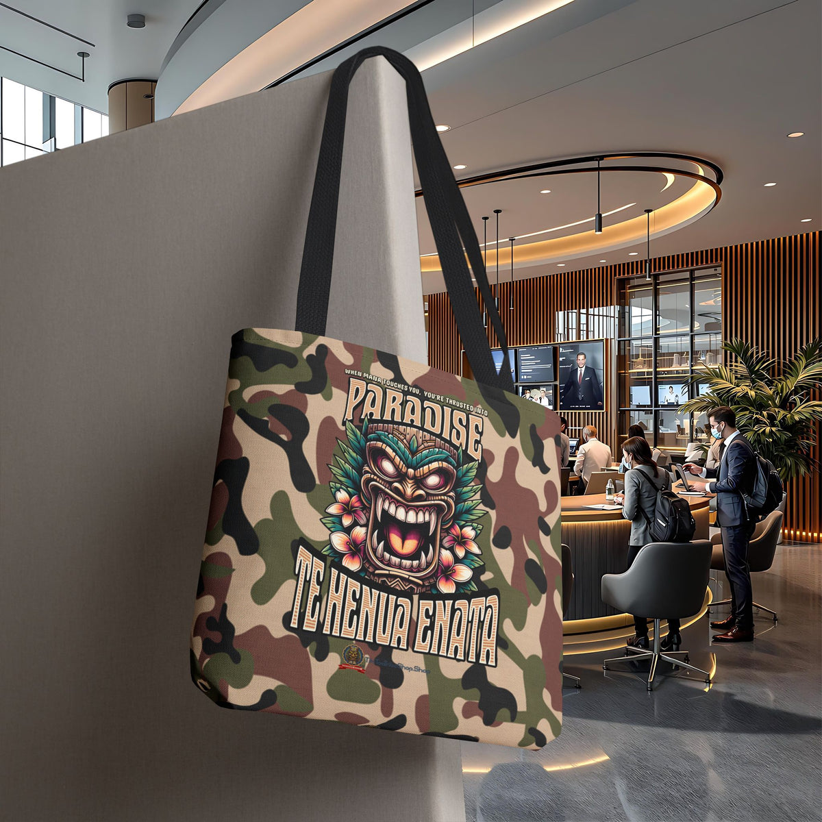 TE HENUA ENATA PARADISE Tote Bag