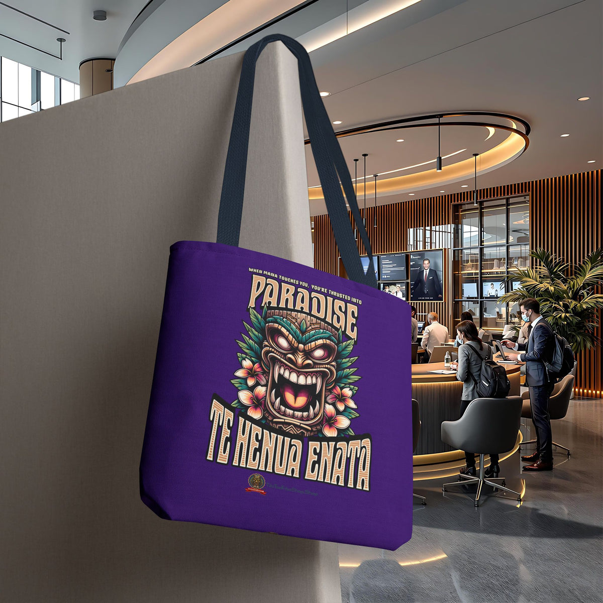 TE HENUA ENATA PARADISE Tote Bag