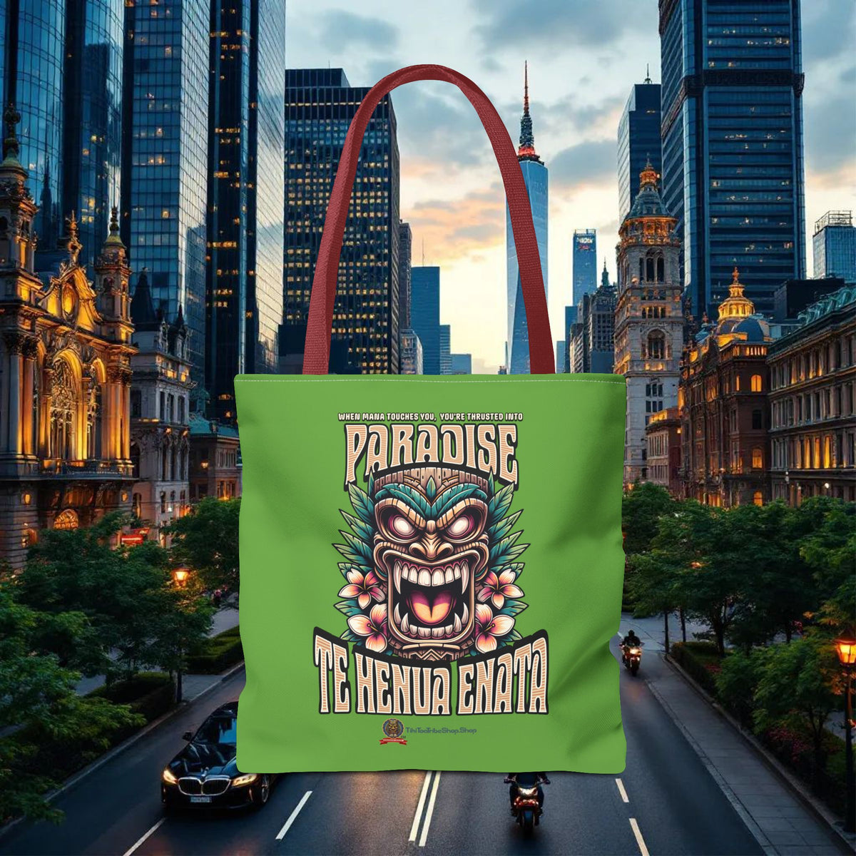 TE HENUA ENATA PARADISE Tote Bag