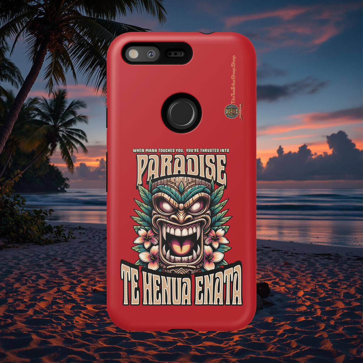 Te Henua Enata â Coque Antichoc Tiki Ancestral & Puissant