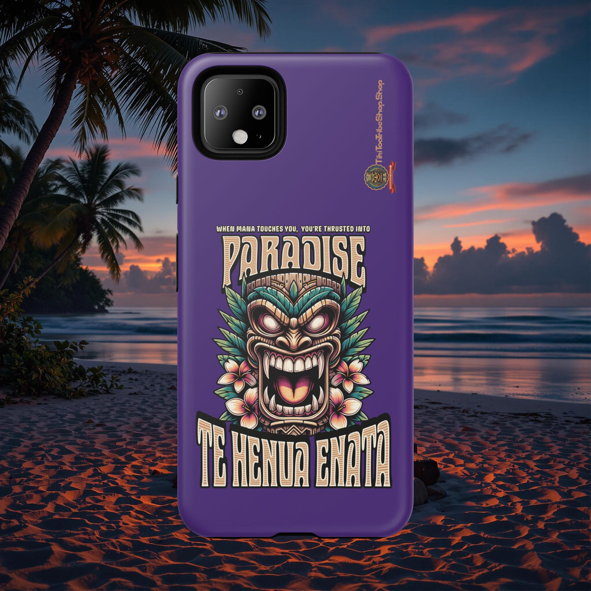 Te Henua Enata â Coque Antichoc Tiki Ancestral & Puissant