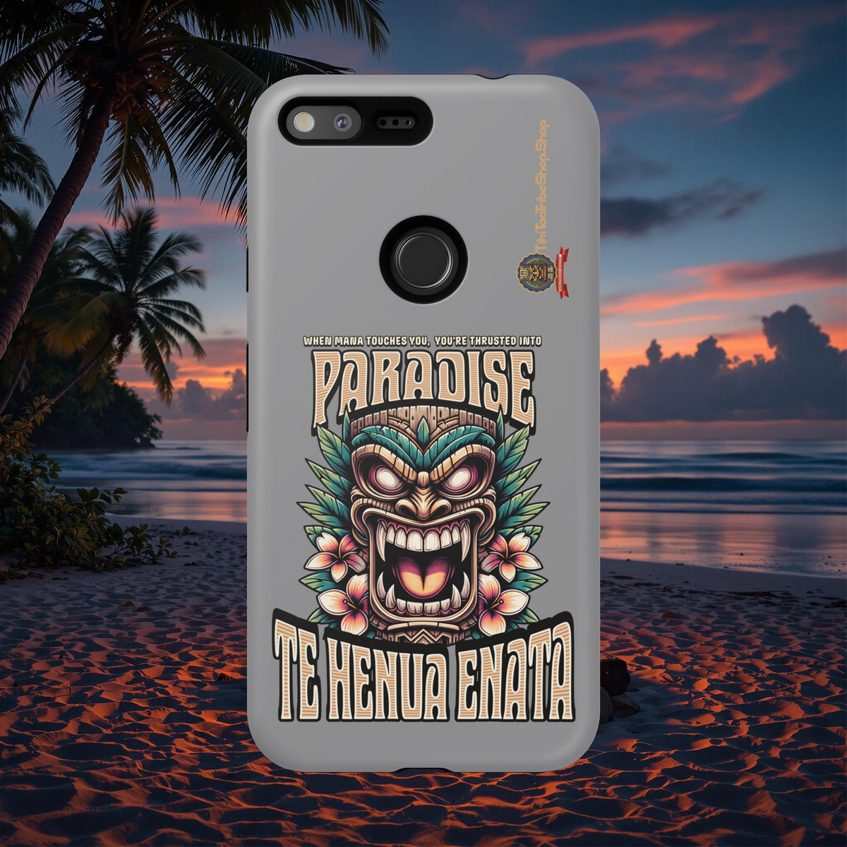 Te Henua Enata â Coque Antichoc Tiki Ancestral & Puissant