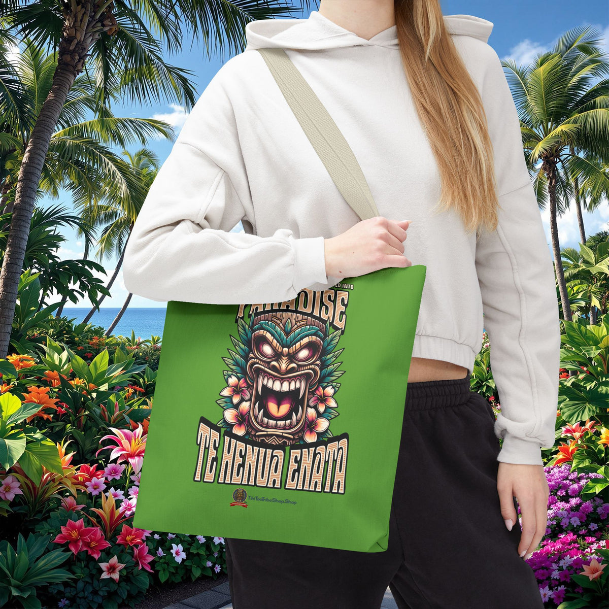 TE HENUA ENATA PARADISE Tote Bag