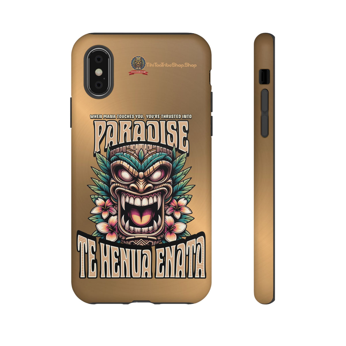 Te Henua Enata â Coque Antichoc Tiki Ancestral & Puissant