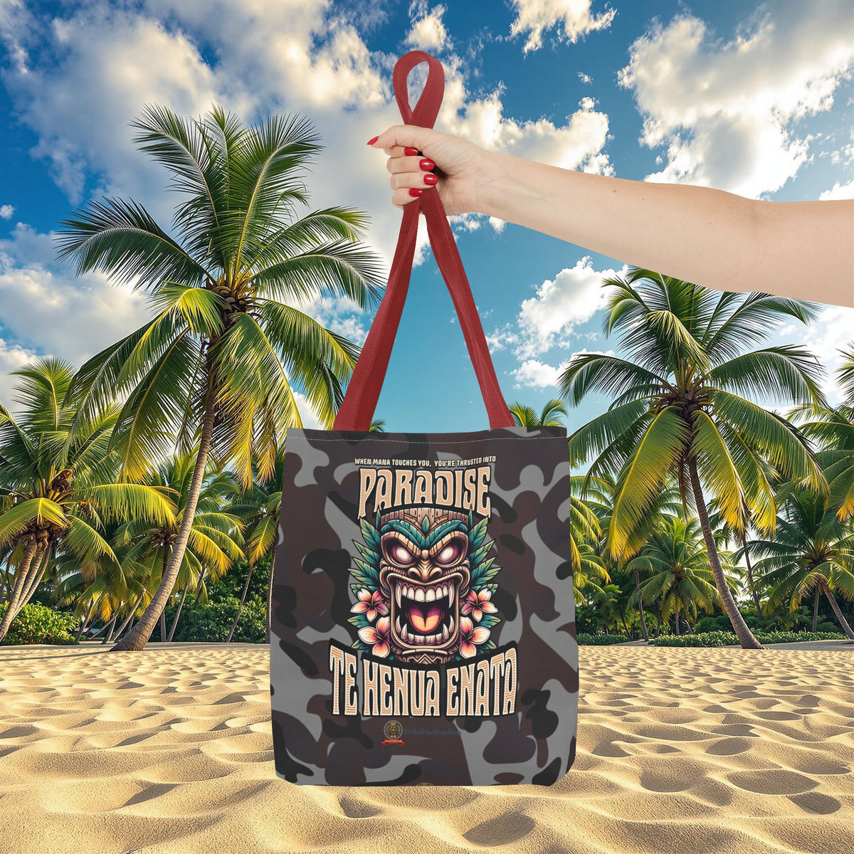 TE HENUA ENATA PARADISE Tote Bag