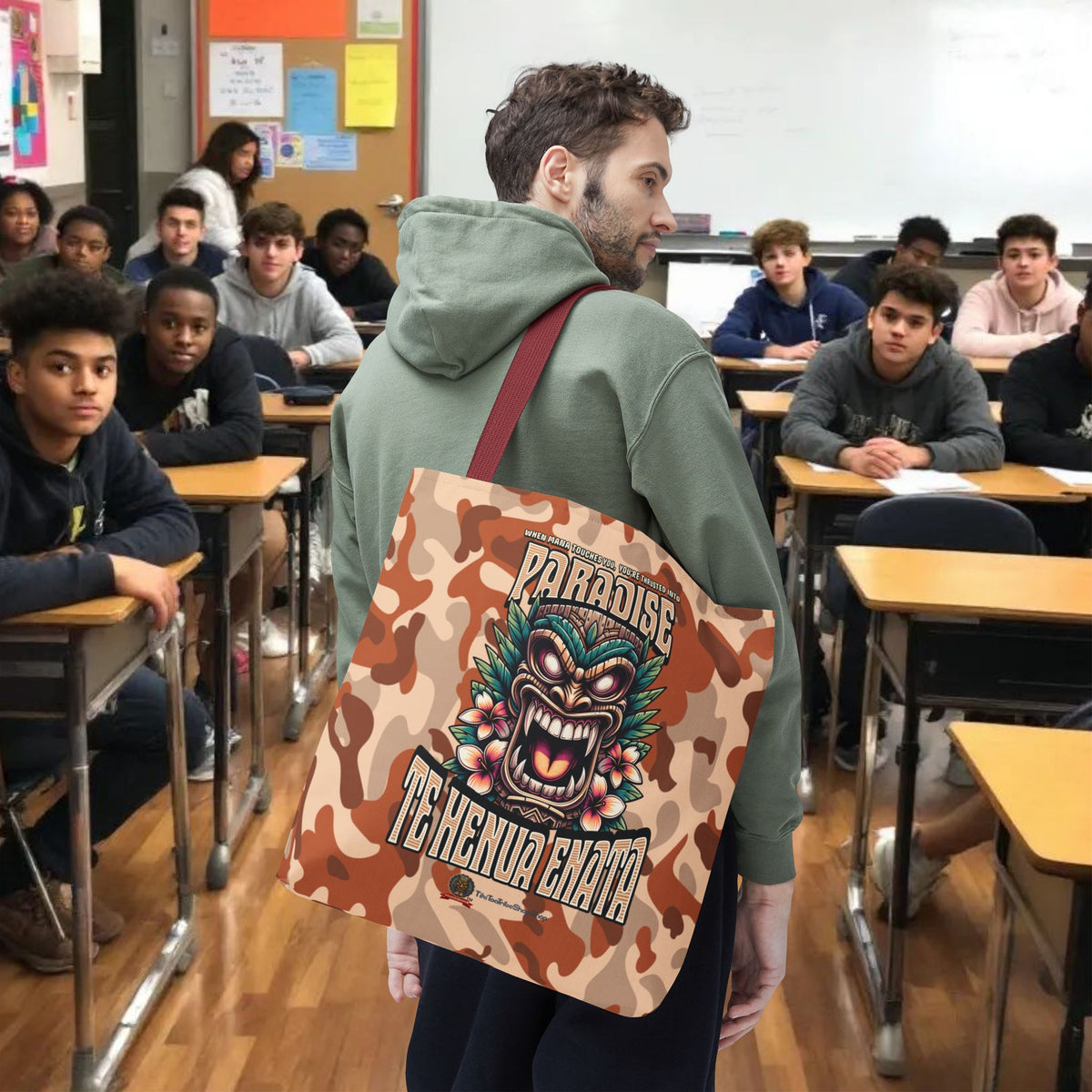 TE HENUA ENATA PARADISE Tote Bag