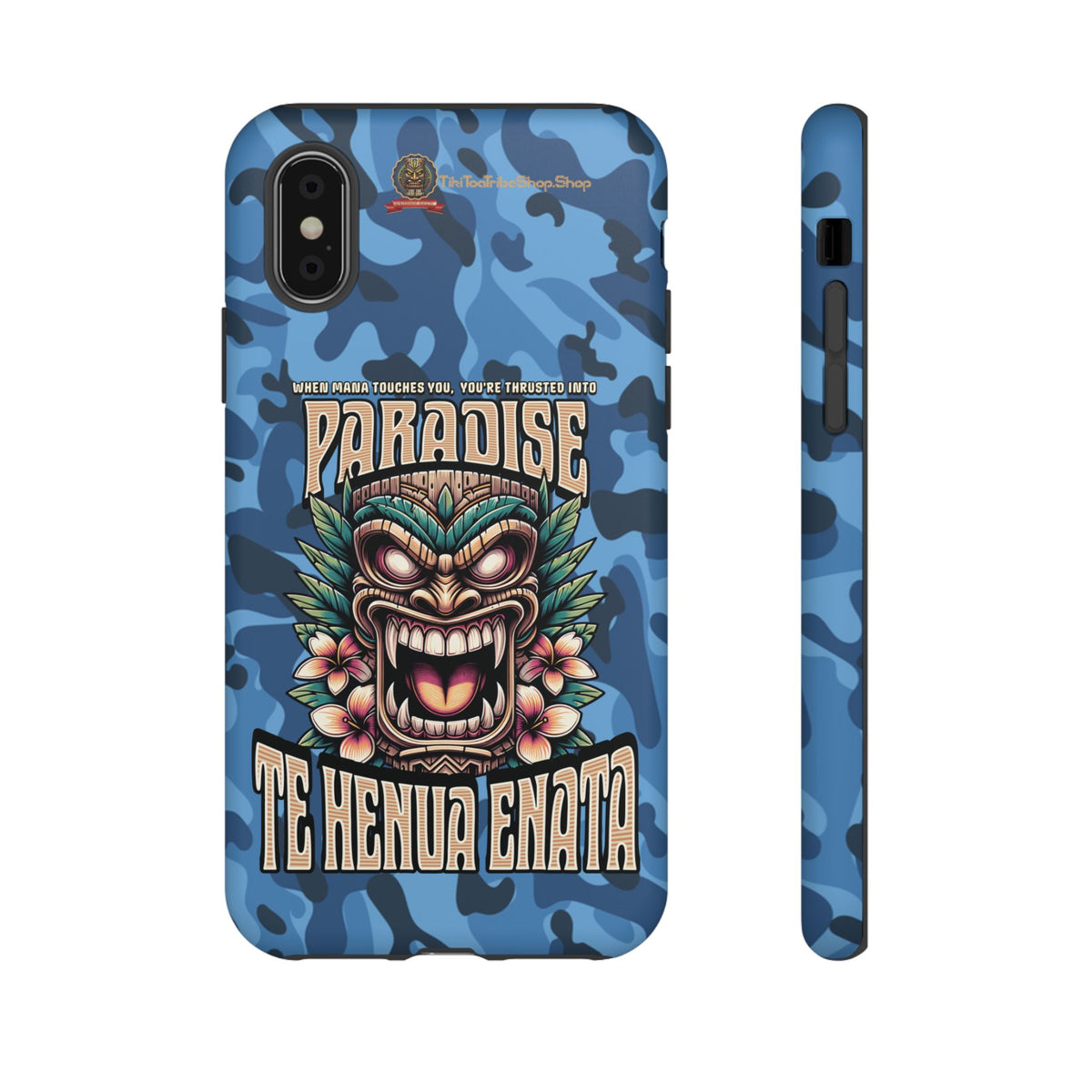 Te Henua Enata â Coque Antichoc Tiki Ancestral & Puissant